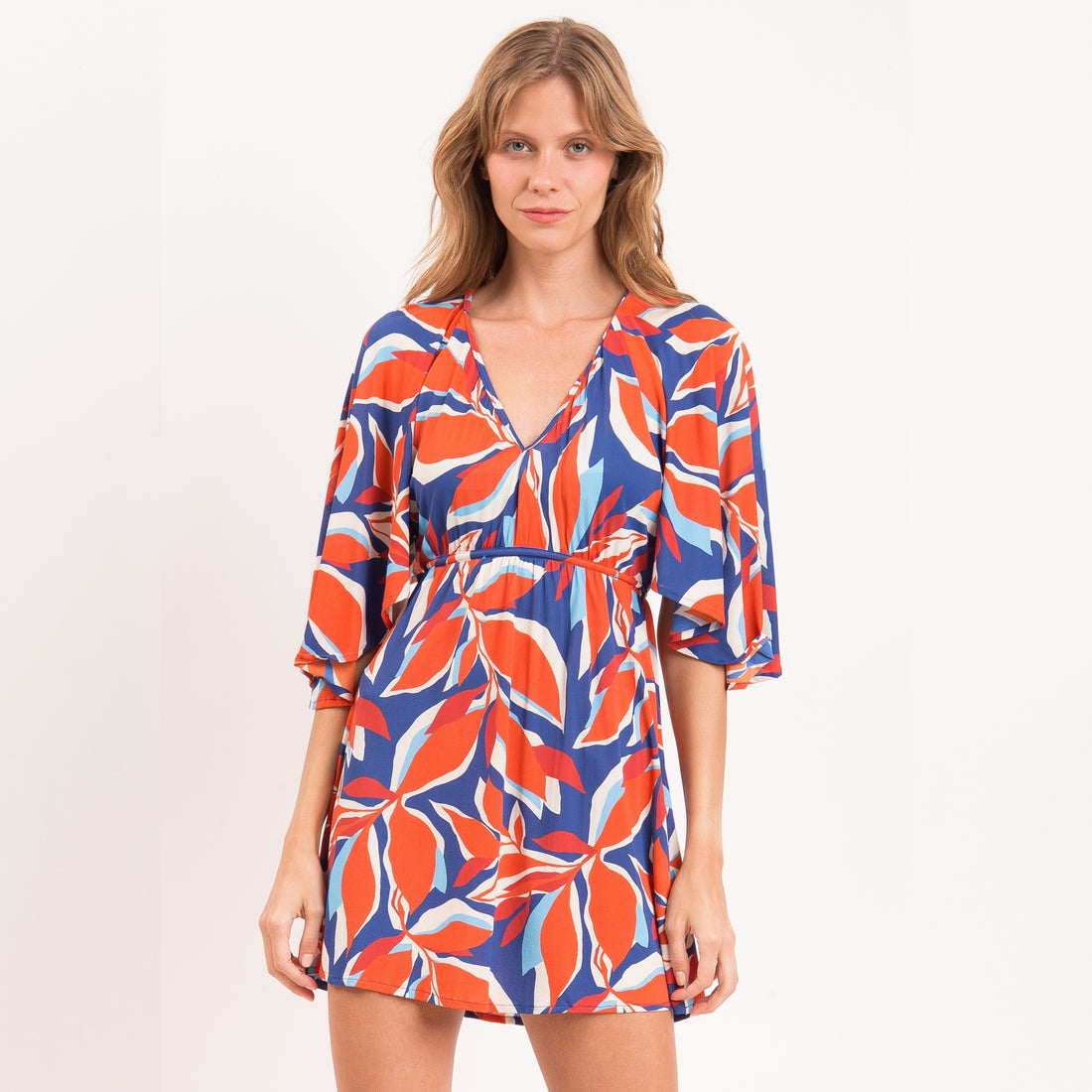 Gallery: Rio De Sol Mini Dress Leaves Mini Dress