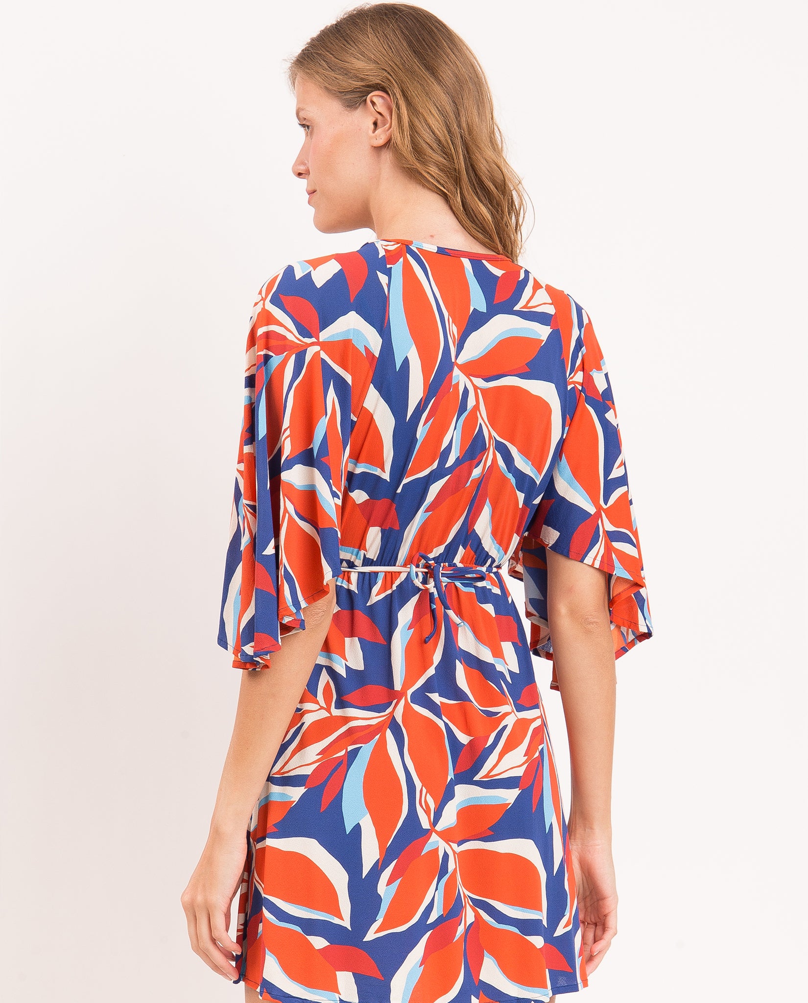 Image 07: Rio De Sol Mini Dress Leaves Mini Dress