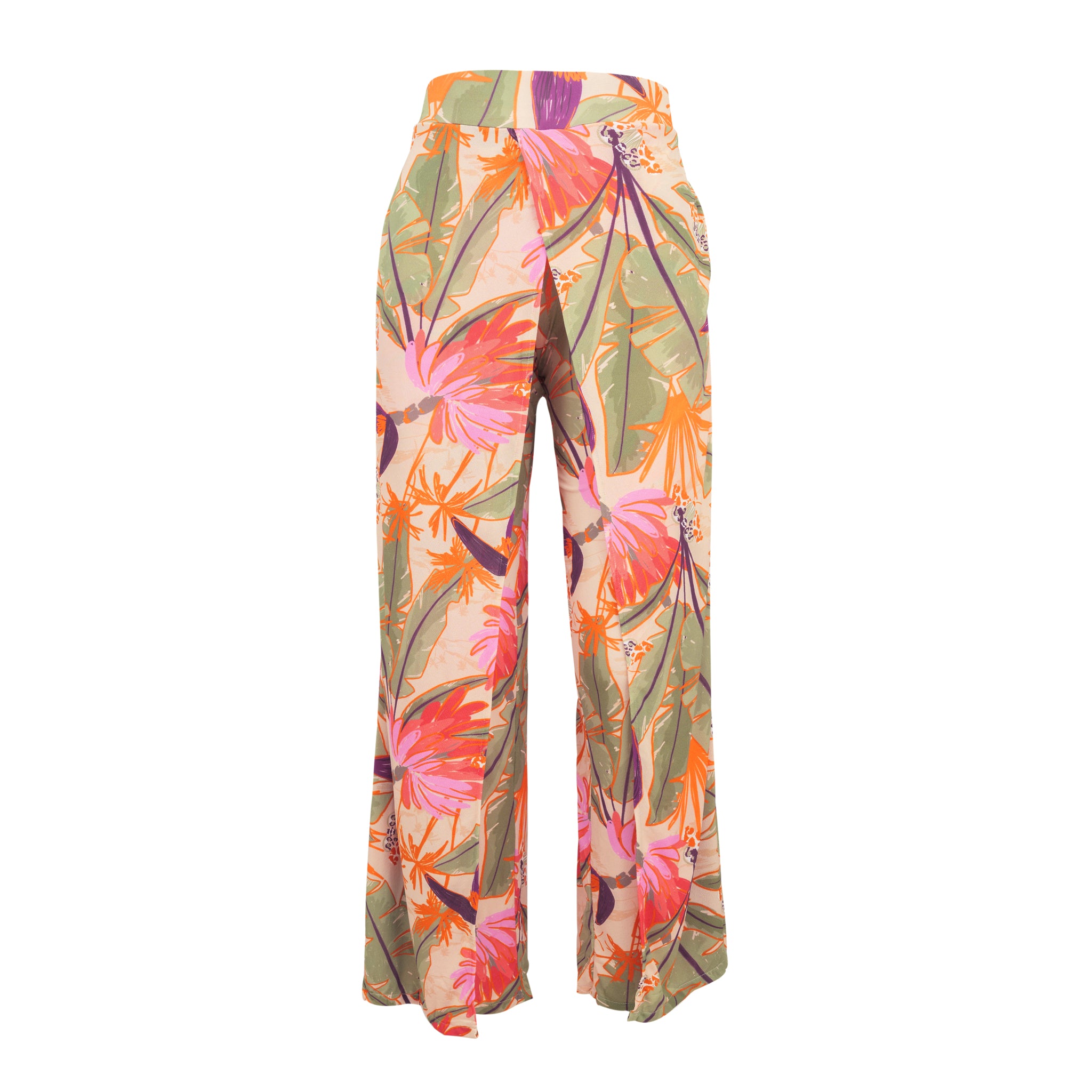 Product Front: Rio De Sol Beach Trousers Oasis Wide Pants