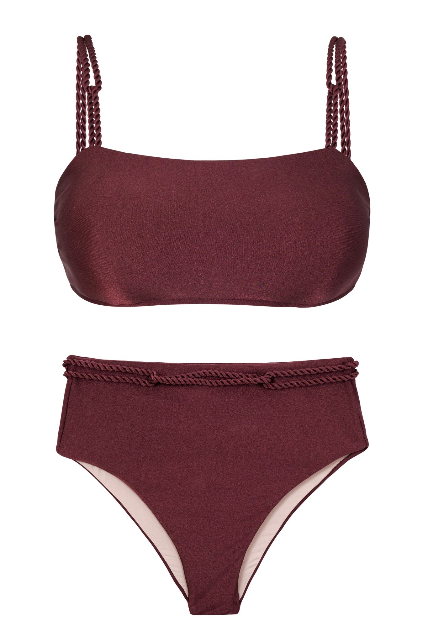 Product Front: Rio De Sol Set Set Barolo Bandeau-Reto Hotpants