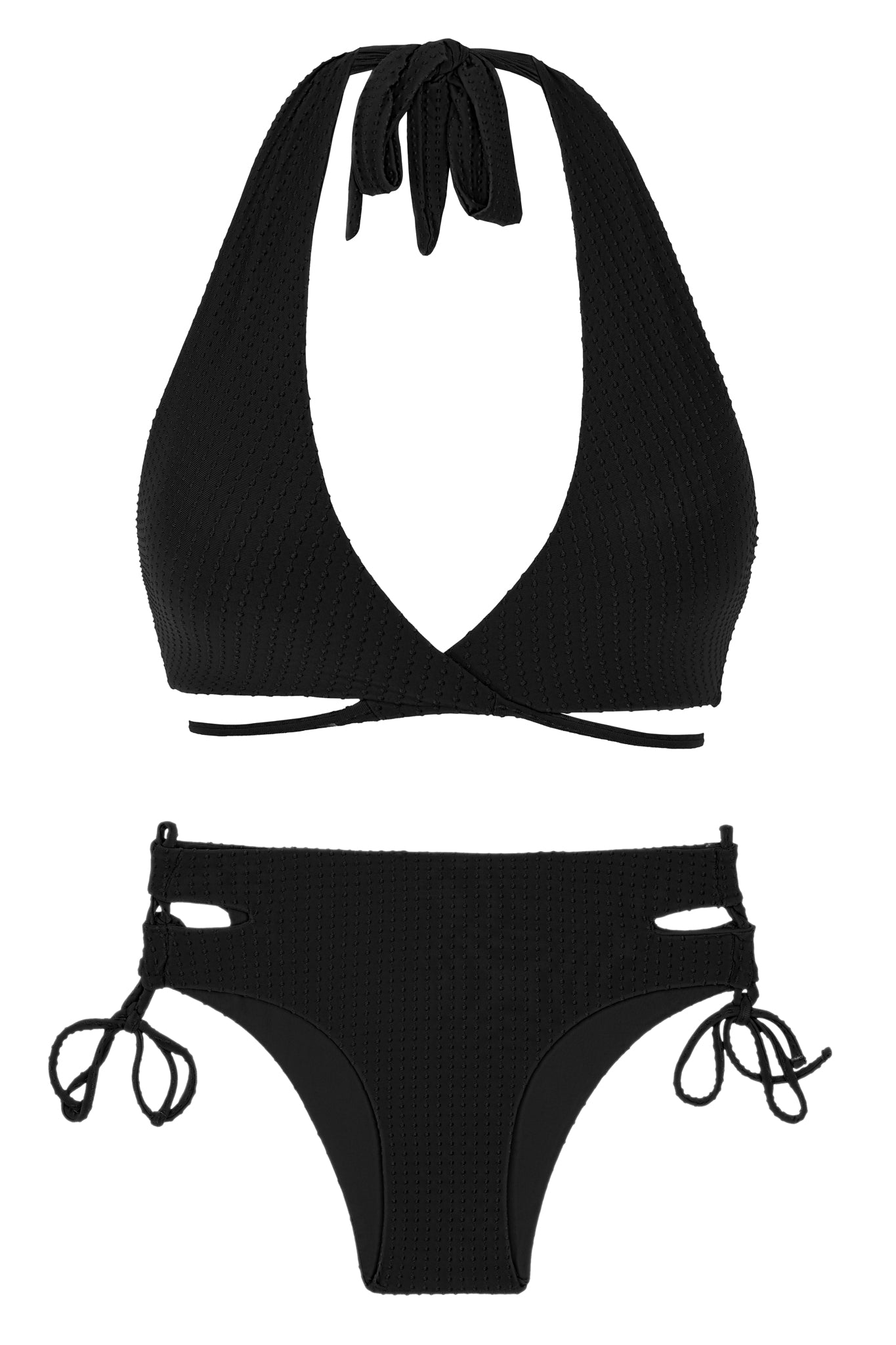 Product Back: Rio De Sol Set Set Dots-Black Kate Madrid