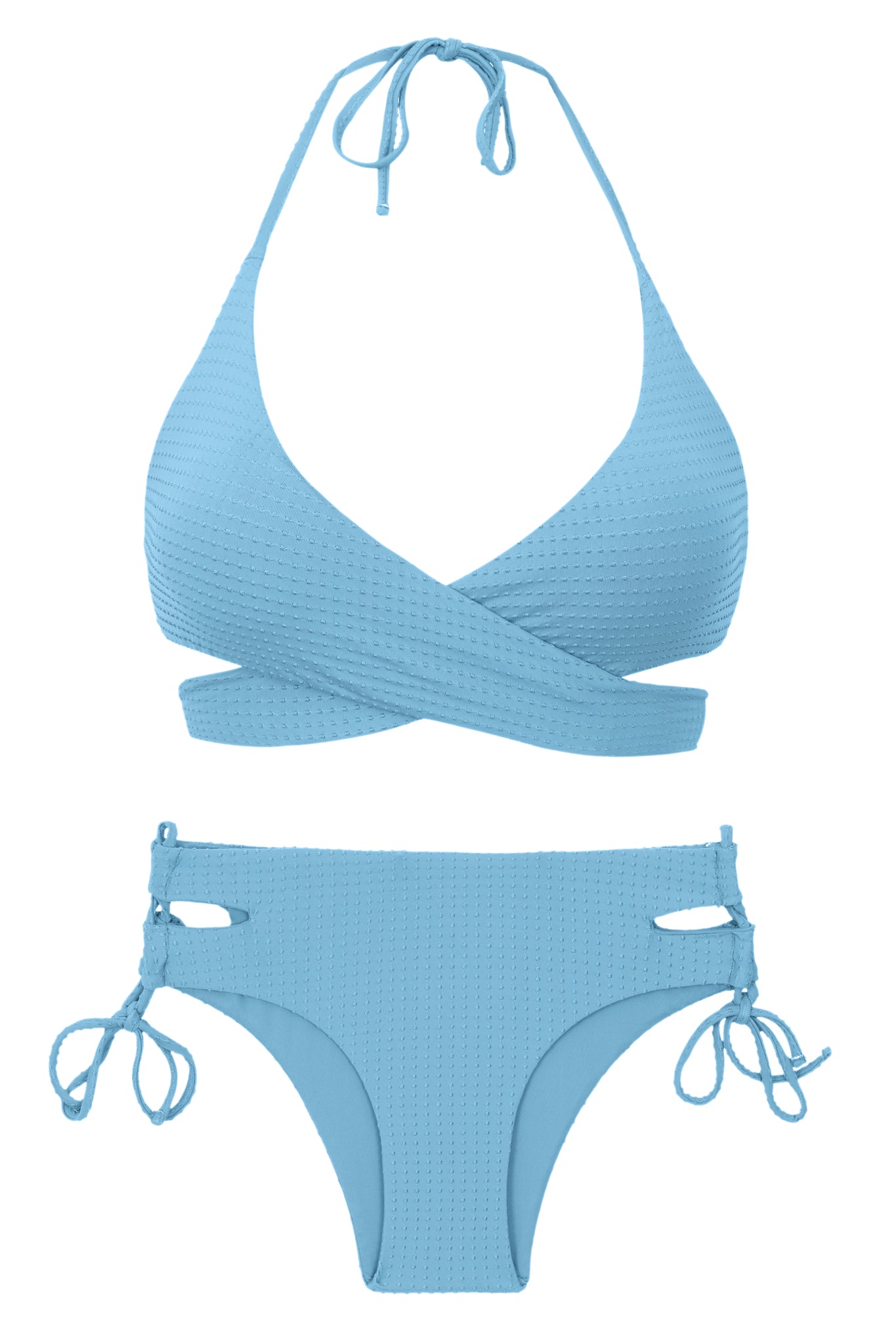 Product Front: Rio De Sol Set Set Dots-Sky Kate Madrid