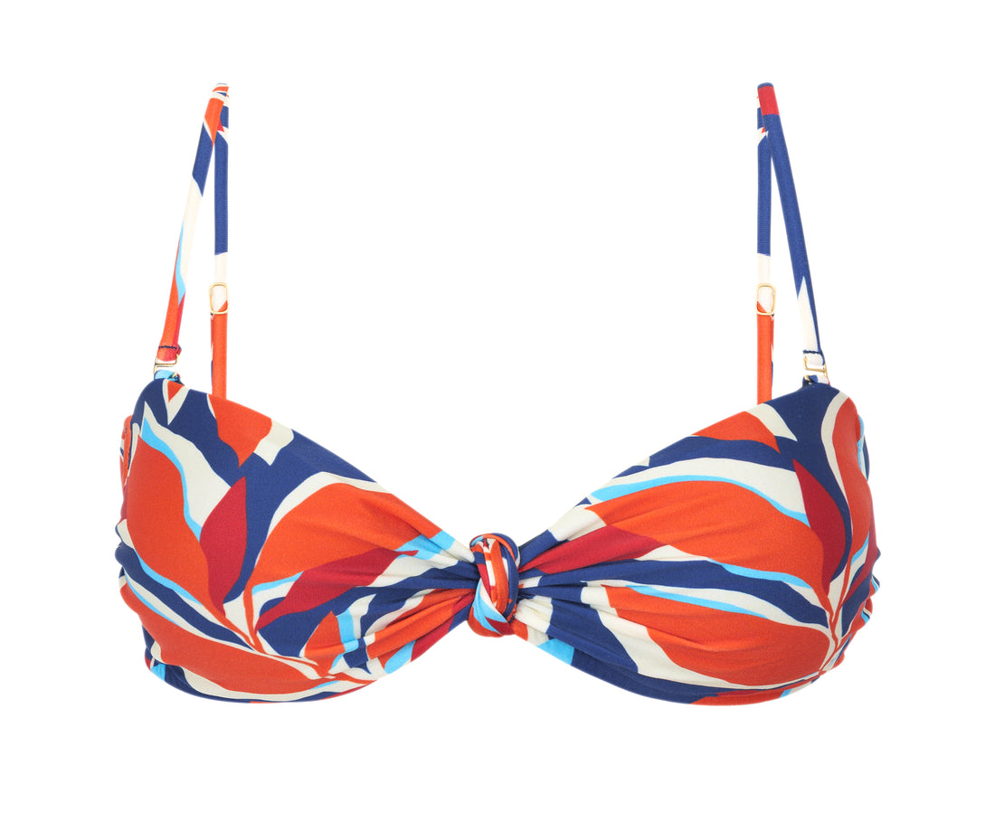 Product Front: Rio De Sol Top Top Leaves Bandeau-Joy