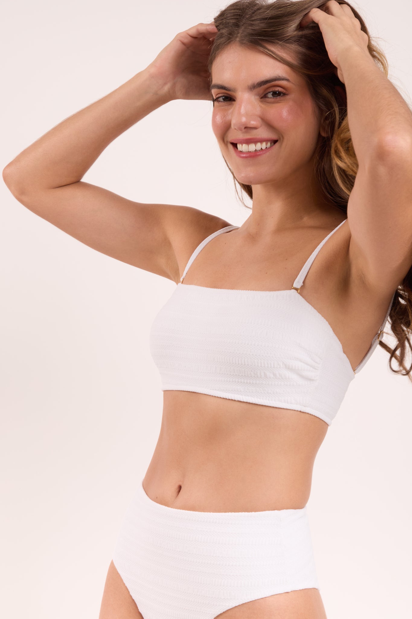 Image 08: Rio De Sol Top Top Memphis-White Bandeau-Reto