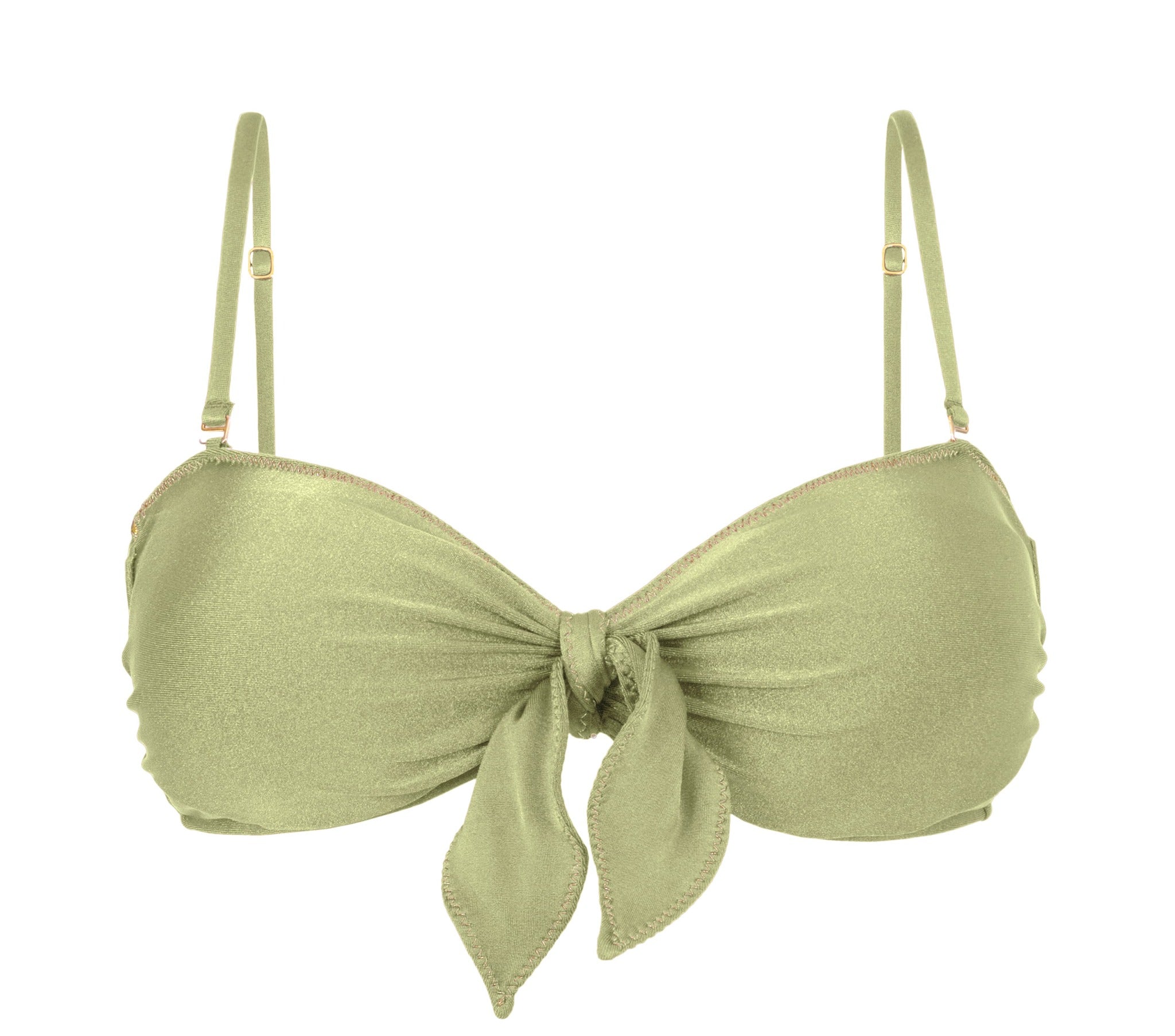 Product Front: Rio De Sol Top Top Oliva Bandeau-No