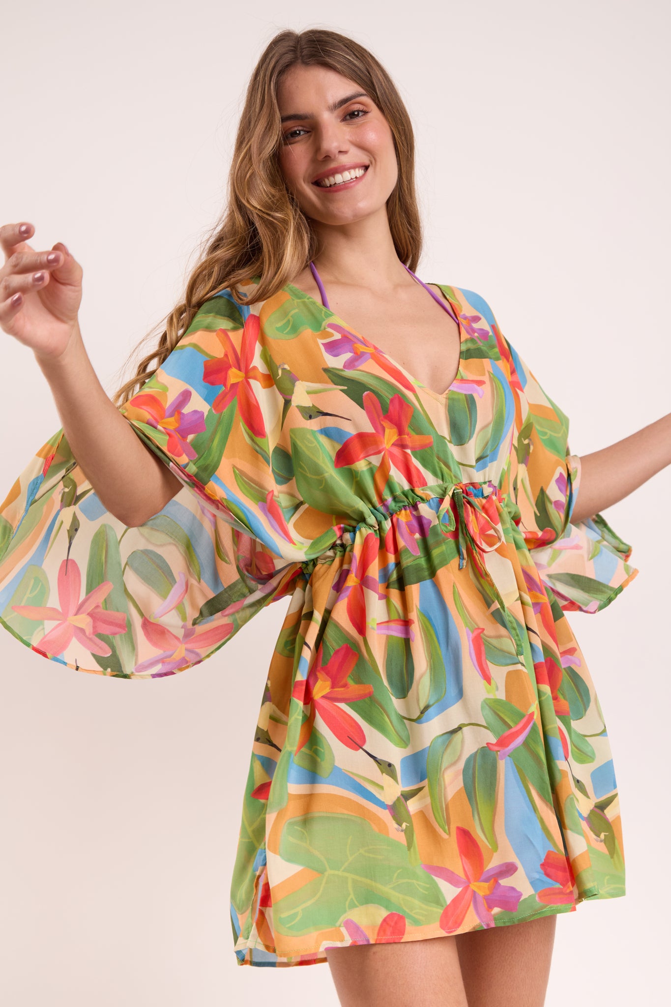 Image 10: Rio De Sol Kaftans / Cover Ups Tropical Kaftan Bel