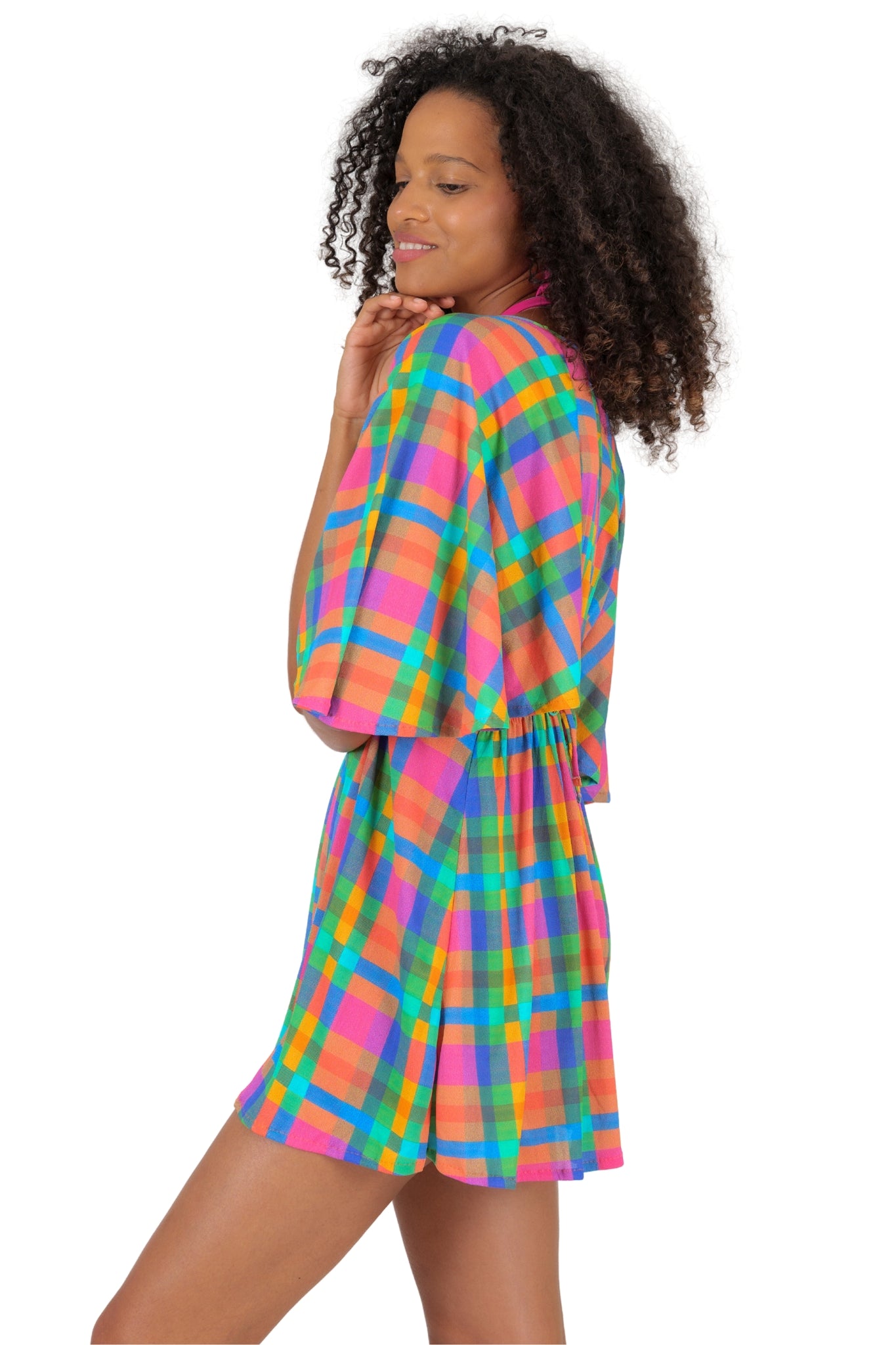 Image 04: Rio De Sol Mini Dress Tulip-Garden Mini Dress