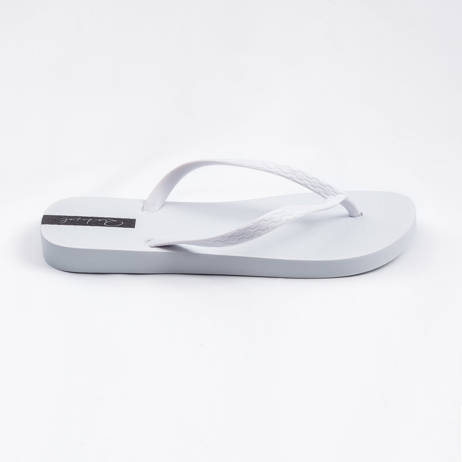 Image 03: Rio De Sol Flip-Flop White Slim