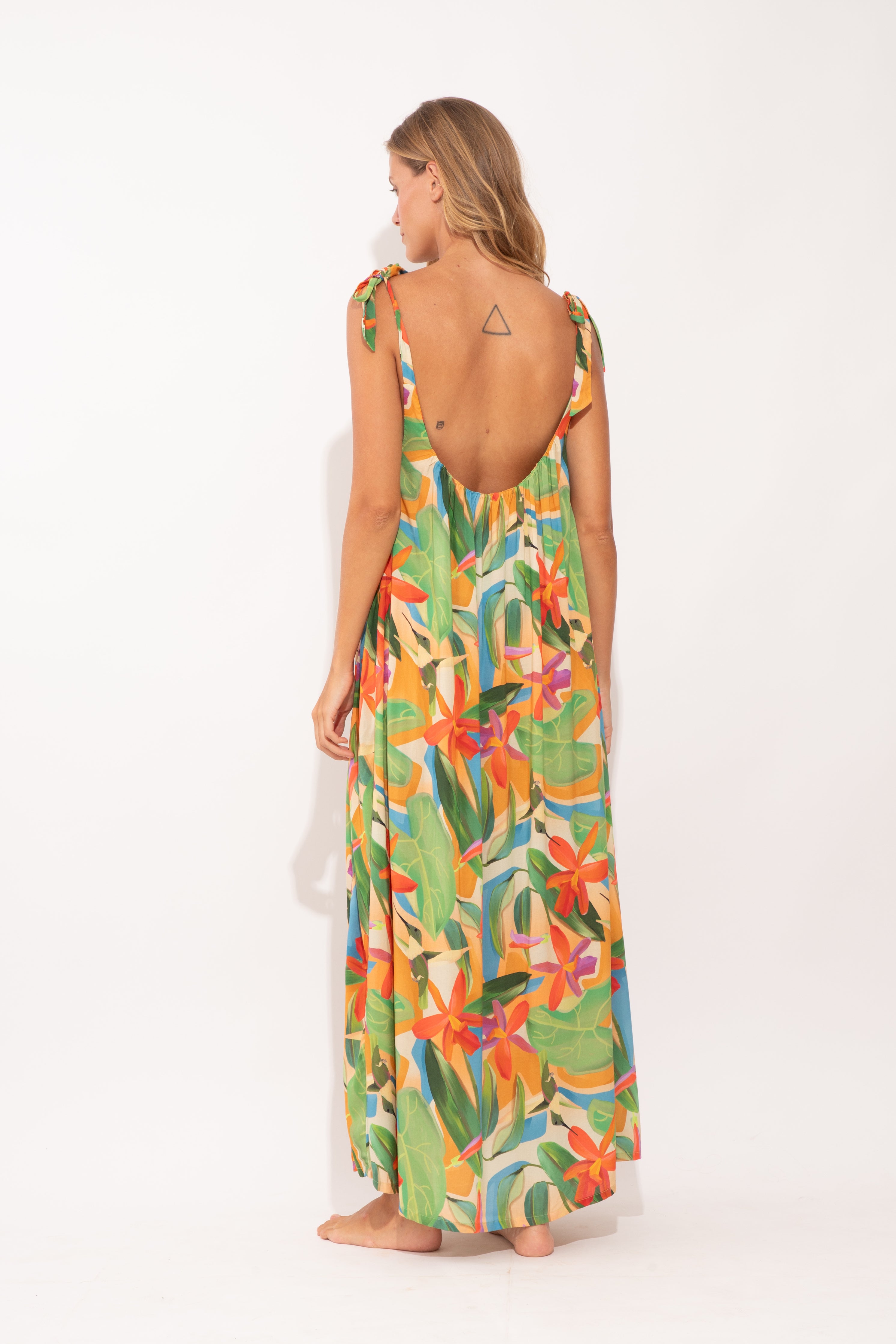 Tropical Long Dress Chiara