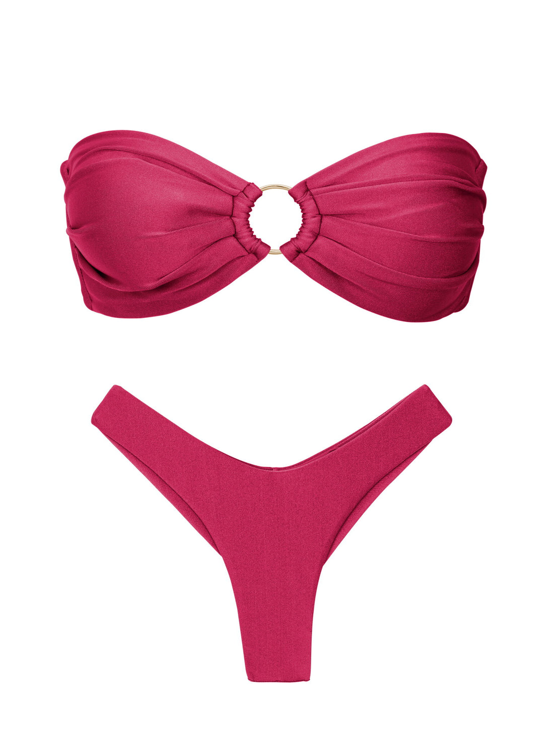 Product Front: Rio De Sol Two Piece Swimwear Set Shimmer-Desejo Mavi Nara