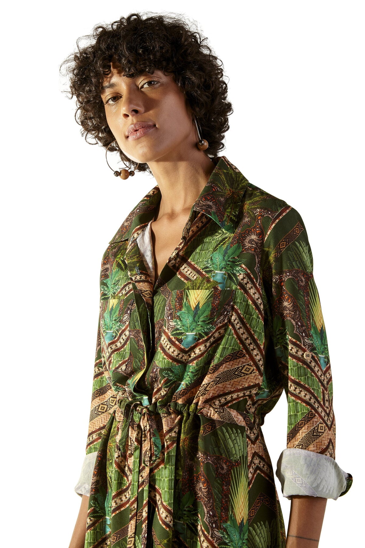 Image 06: Blueman Shirtdress Chemise Java