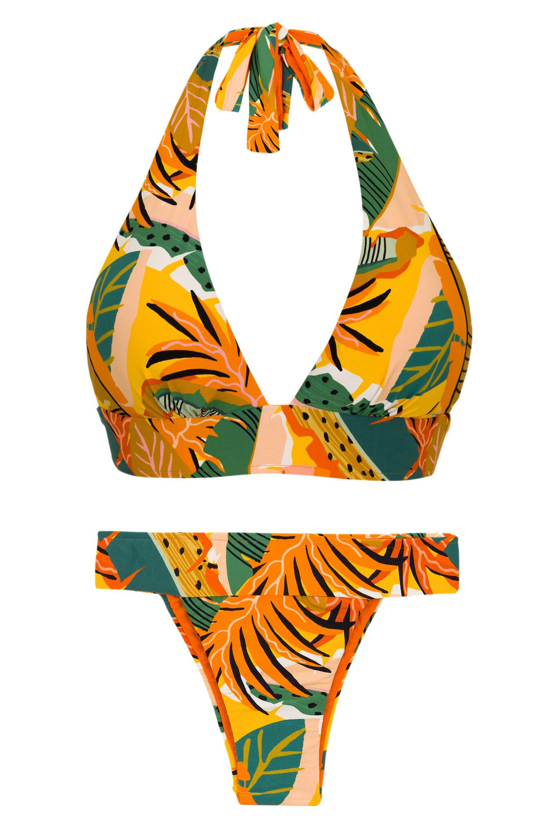 Product Front: Rio De Sol Two Piece Swimwear Set El-Arco Halter-Cos Rio-Cos