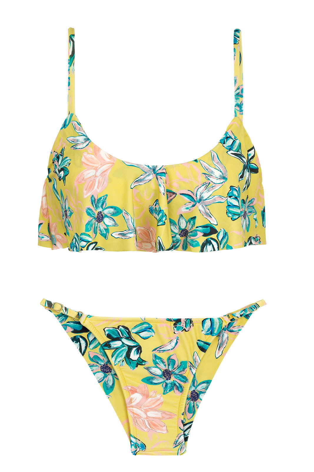 Product Front: Rio De Sol Two Piece Swimwear Florescer Babado