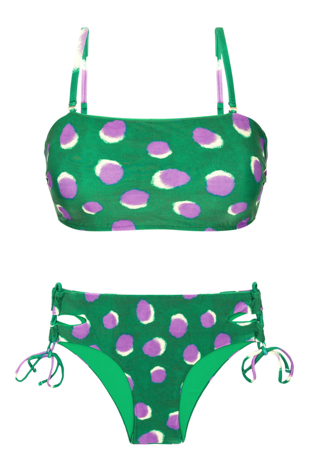 Product Front: Rio De Sol Two Piece Swimwear Set Happiness Bandeau-Reto Madrid