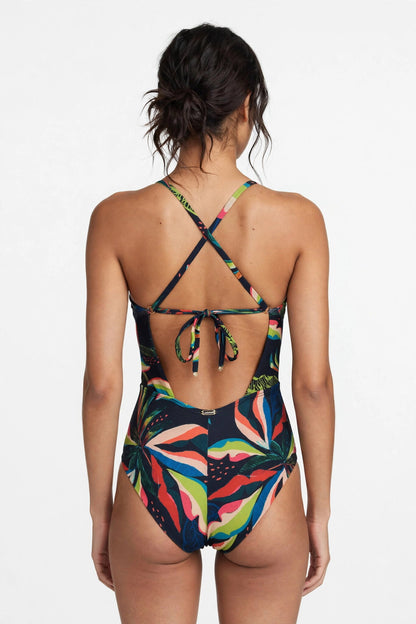 Model Back: La Playa One Piece Swimsuits Multi Jardins