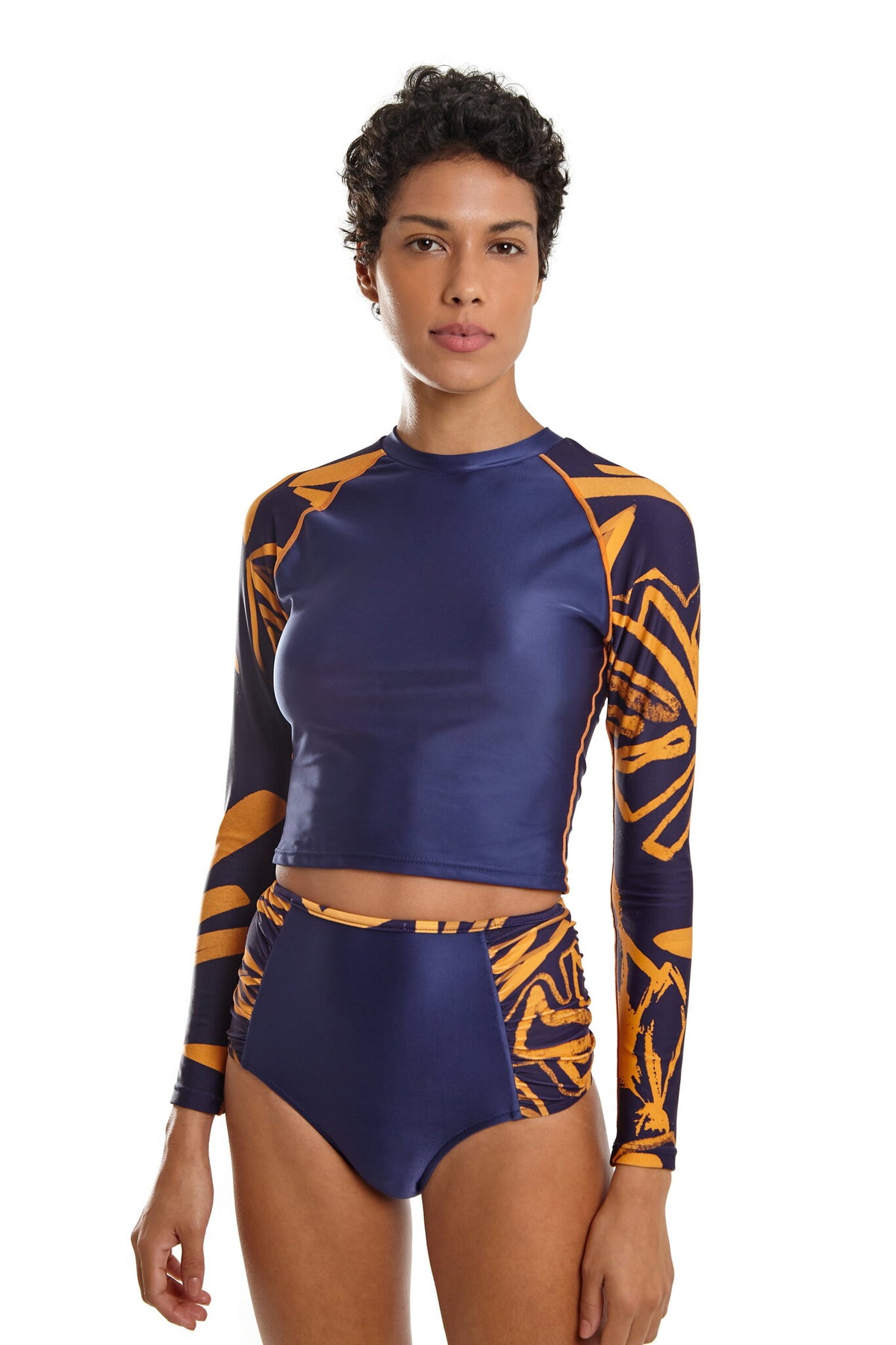 Image 03: Blueman Bikini Bottoms Bottom Board Bold Leafs