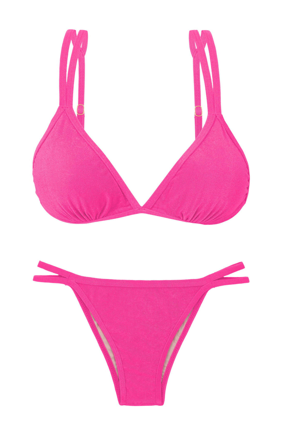 Product Front: Rio De Sol Two Piece Swimwear Set Malibu-Rosa Tri-Duo Rio-Duo