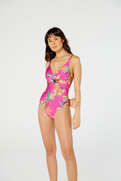 Model Front: Blueman One Piece Swimsuits Maio Atracao Mata