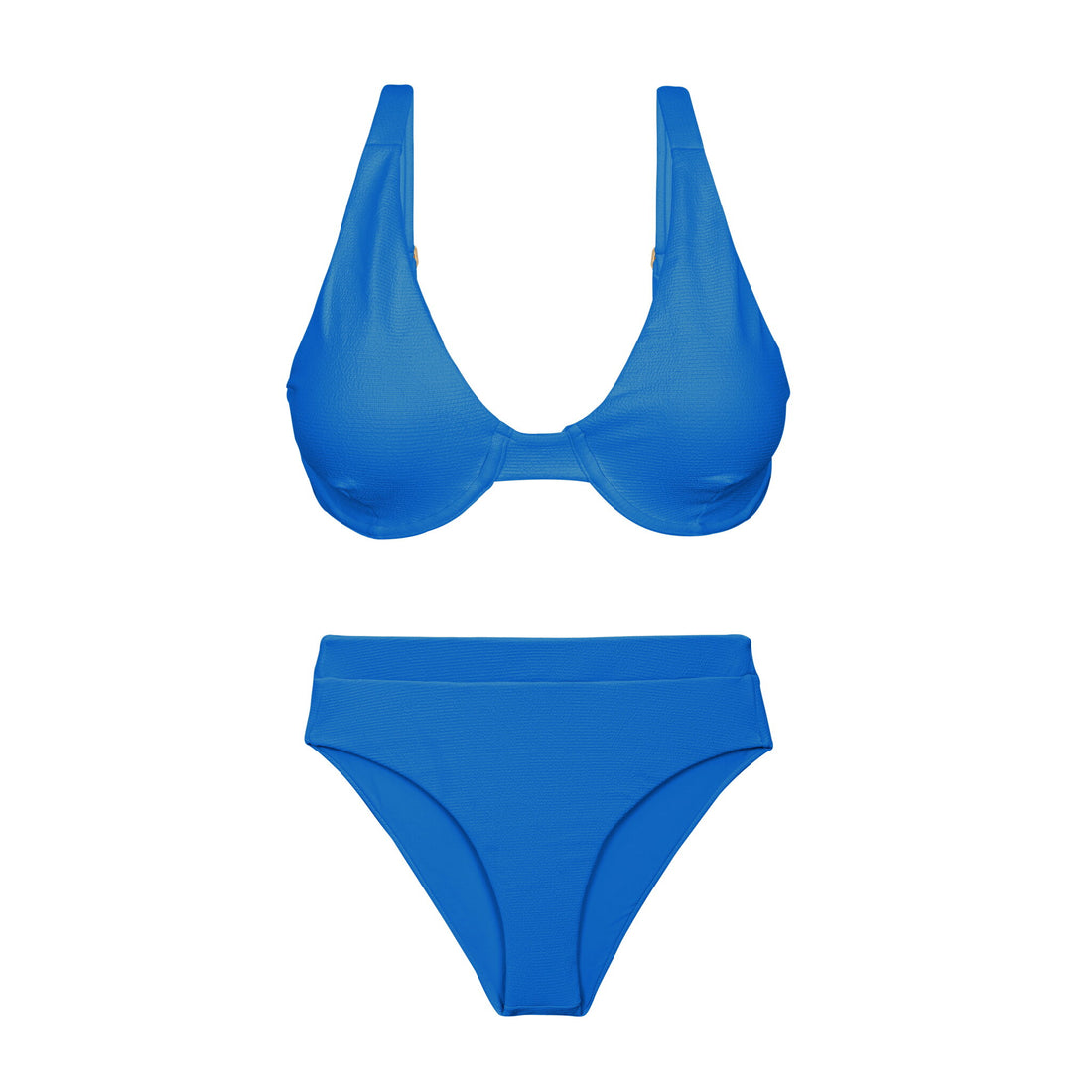 Product Front: Rio De Sol Two Piece Swimwear Set Sand-Nautico Chantal Kora