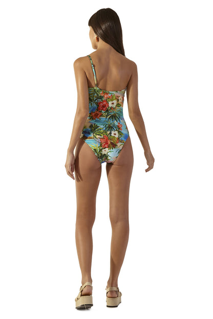Model Back: Blueman One Piece Swimsuits Albatroz Honolulu