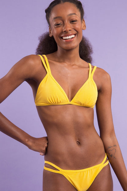 Image 08: Rio De Sol Bikini Bottoms Bottom Malibu-Yellow Mini-Duo