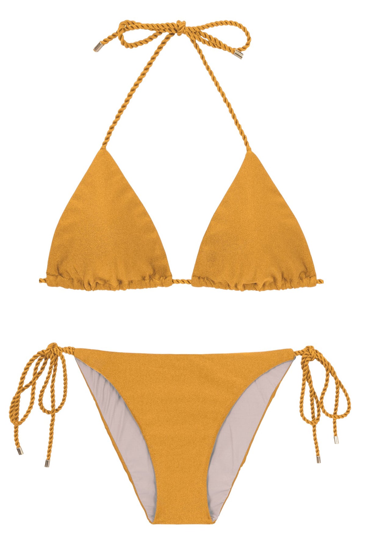 Product Front: Rio De Sol Two Piece Swimwear Set Damasco Tri-Rope Ibiza-Rope