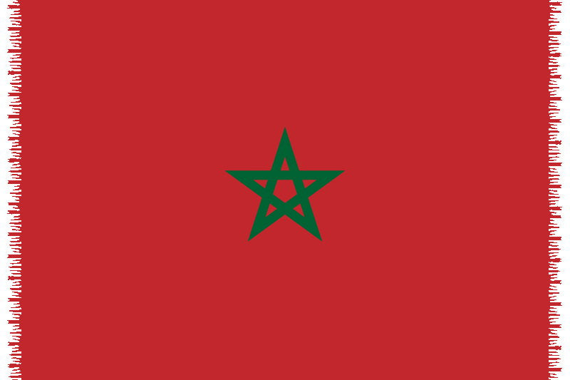 Product Front: Bali Blue Pareo Canga Moroccan National Flag