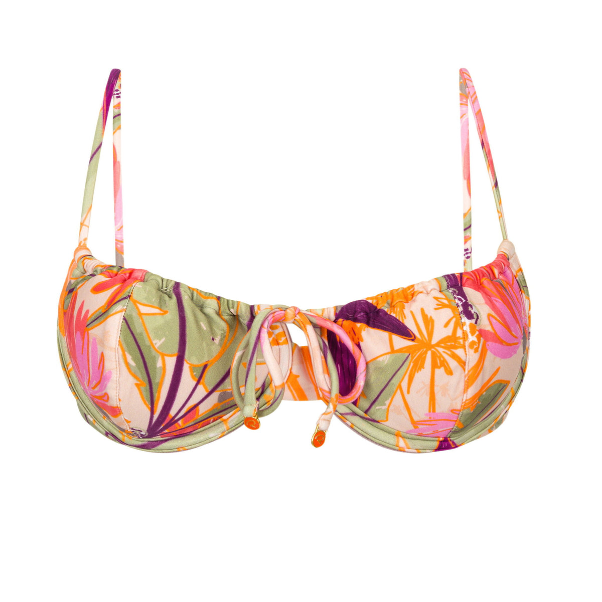 Product Front: Rio De Sol Bikini Tops Top Oasis Balconet-Tie