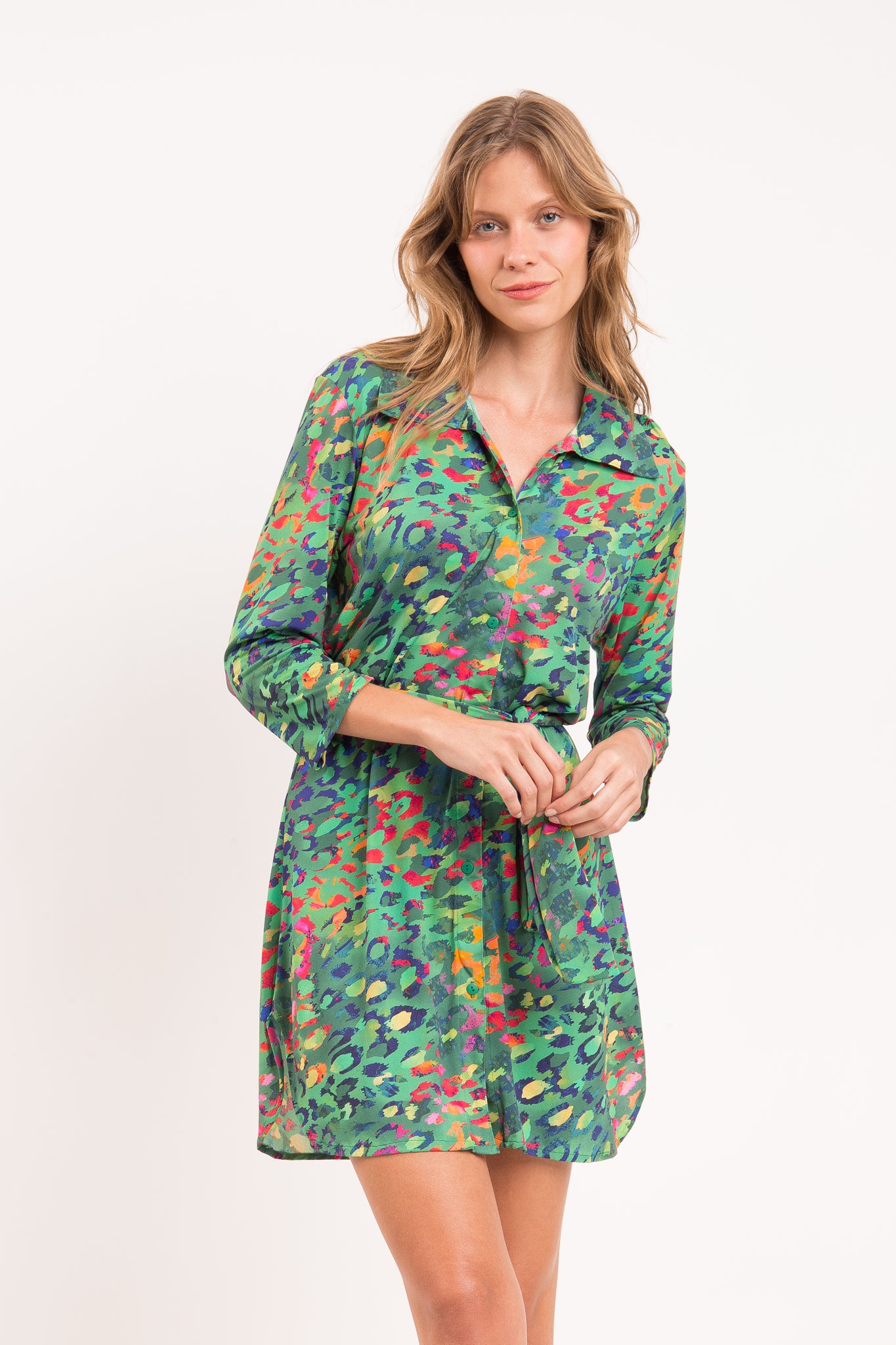 Image 09: Rio De Sol Shirtdress Wilds Chemise