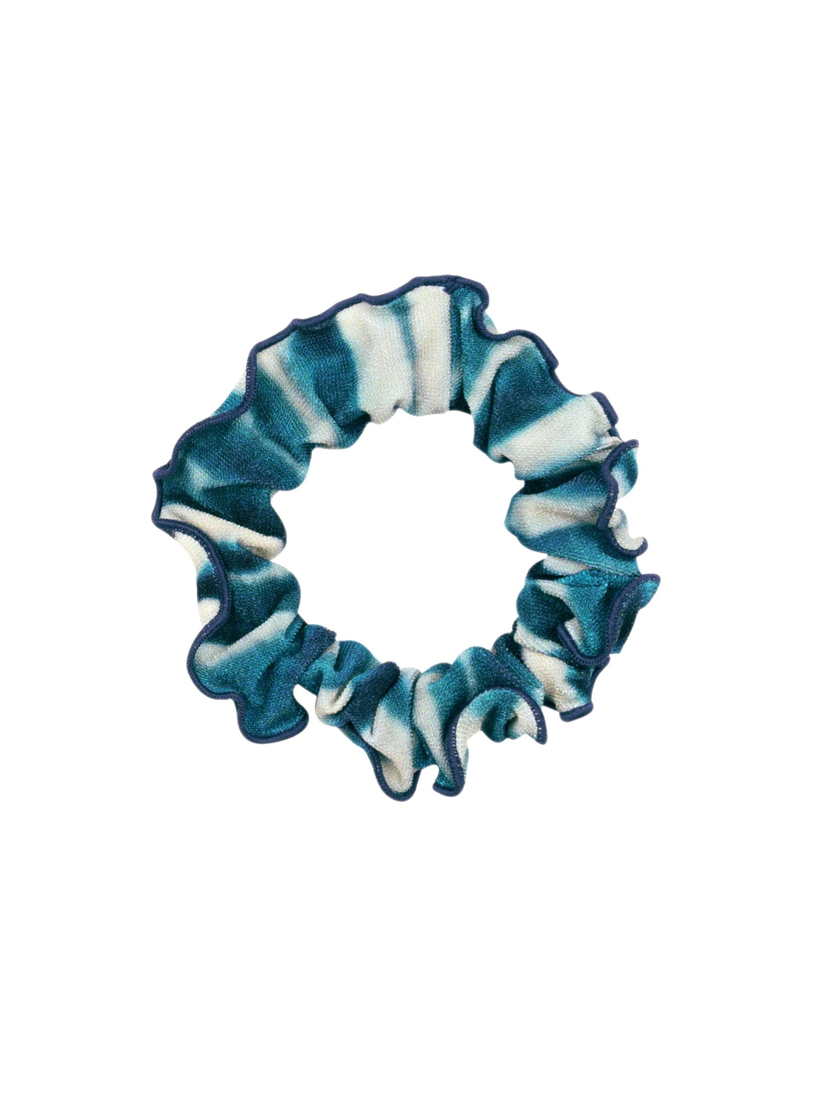 Product Front: Rio De Sol Hair Accessory Azule Scrunchie