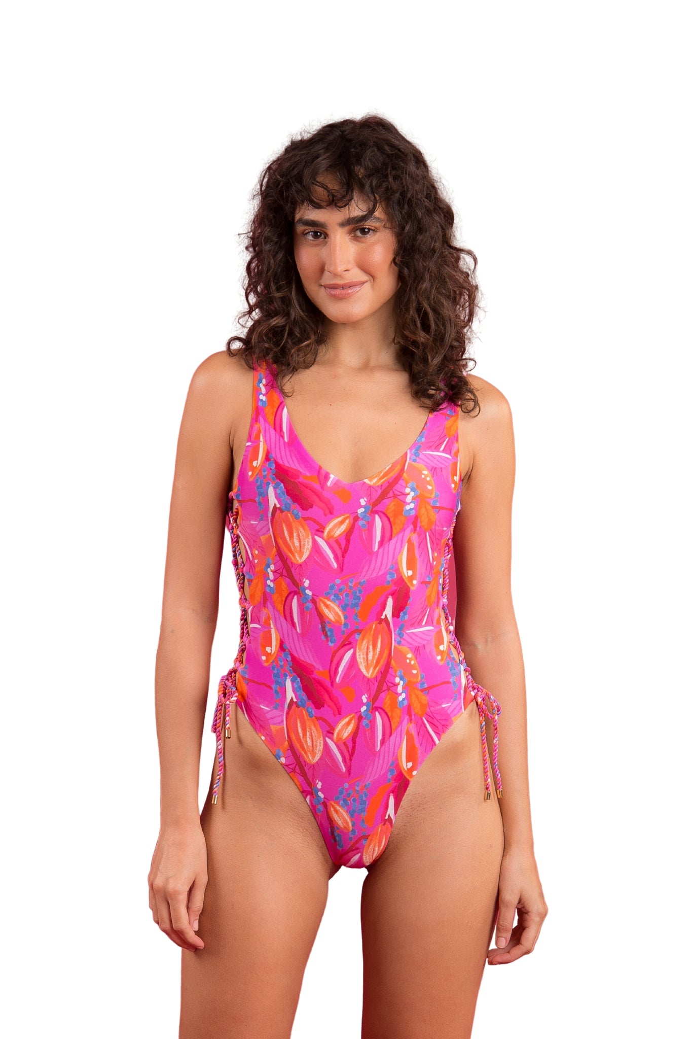 Model Front: Rio De Sol One-Piece Flavors Zoe