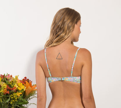 Image 06: Rio De Sol Top Top Tiny-Garden Bandeau-Knot