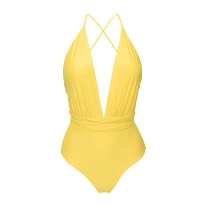 Product Front: Rio De Sol One-Piece Amarelo New Vegas