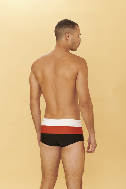 Model Back: Blueman Sunga / Boxer Sunga Army Crepusculo Laranja