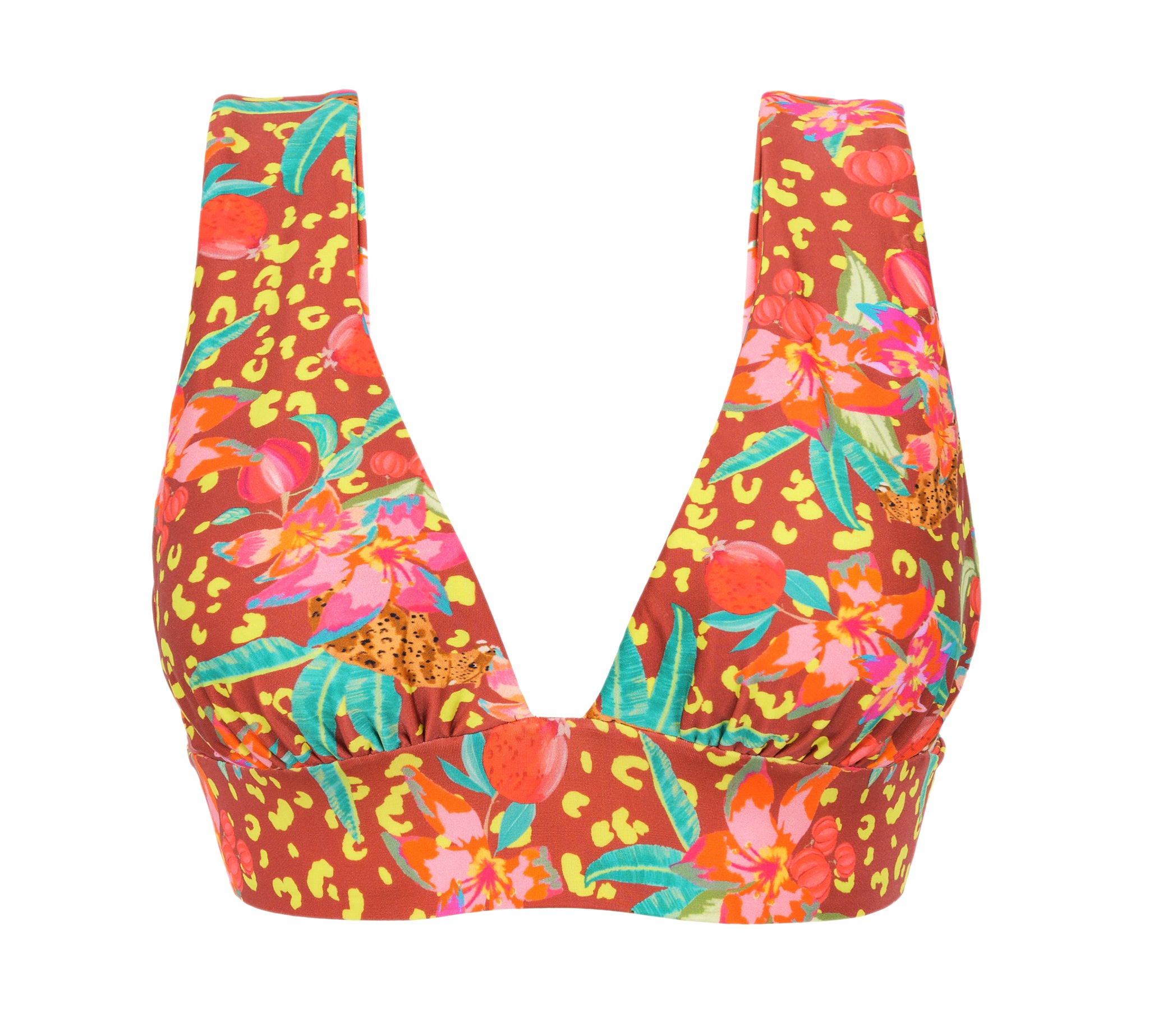 Product Front: Rio De Sol Top Top Tropics Halter-Marina
