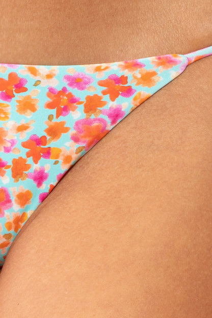 Image 06: Rio De Sol Bottom Bottom Ditsy-Sky Cheeky-Tie