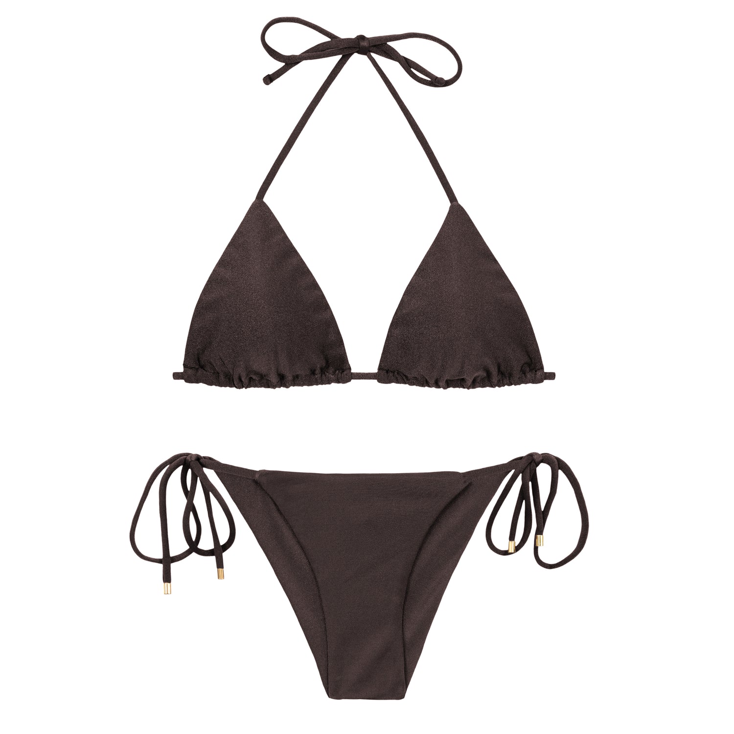 Product Front: Rio De Sol Set Set Shimmer-Coffee Tri-Inv Cheeky-Tie