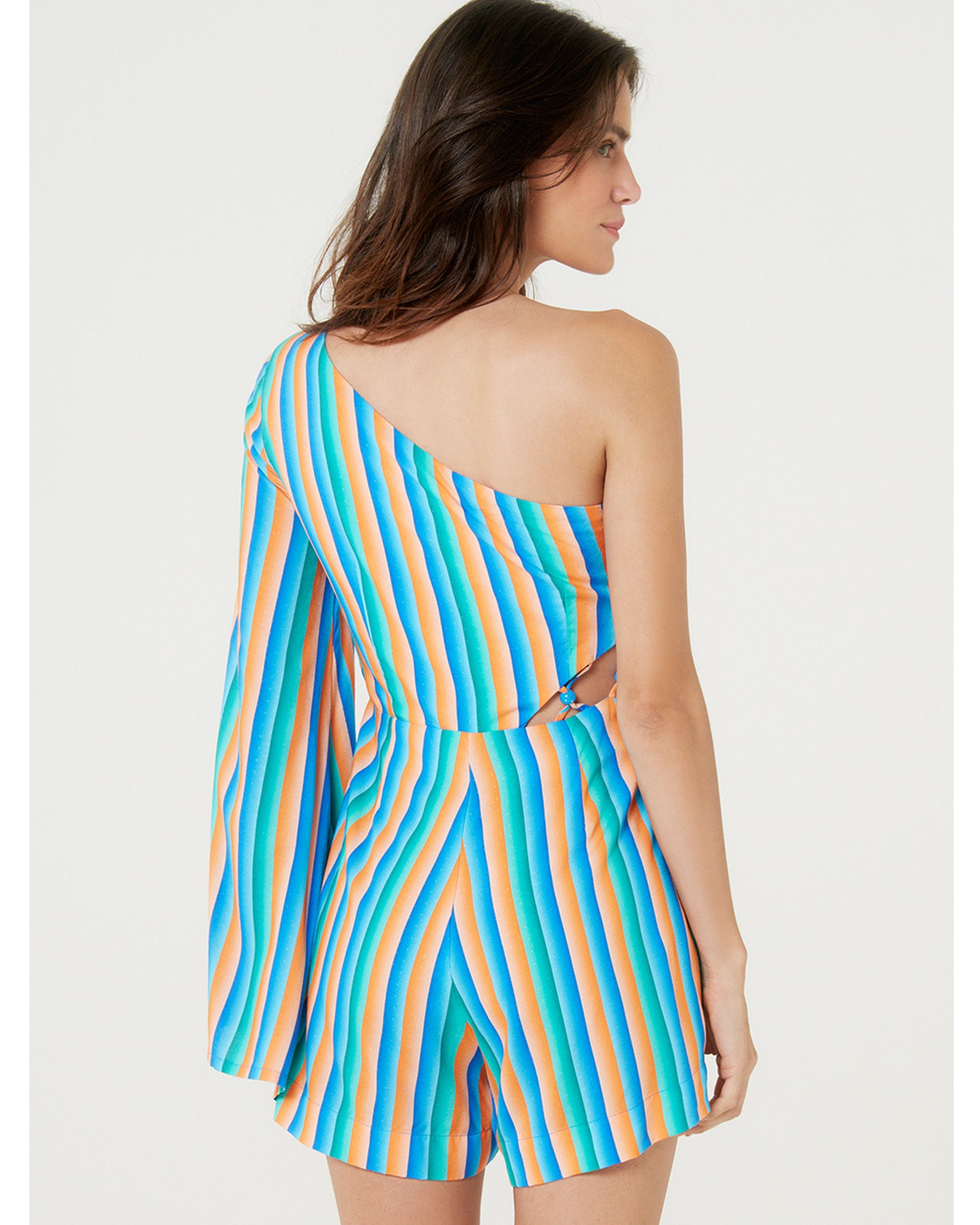 Image 05: Blueman Beach Playsuits / Rompers Macaquinho Detalhe Lateral Sistere