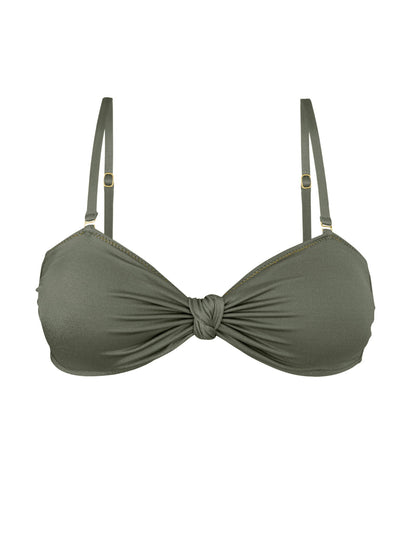 Product Front: Rio De Sol Top Top Croco Bandeau-Joy