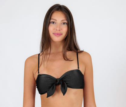 Gallery: Rio De Sol Top Top Shimmer-Black Bandeau-No