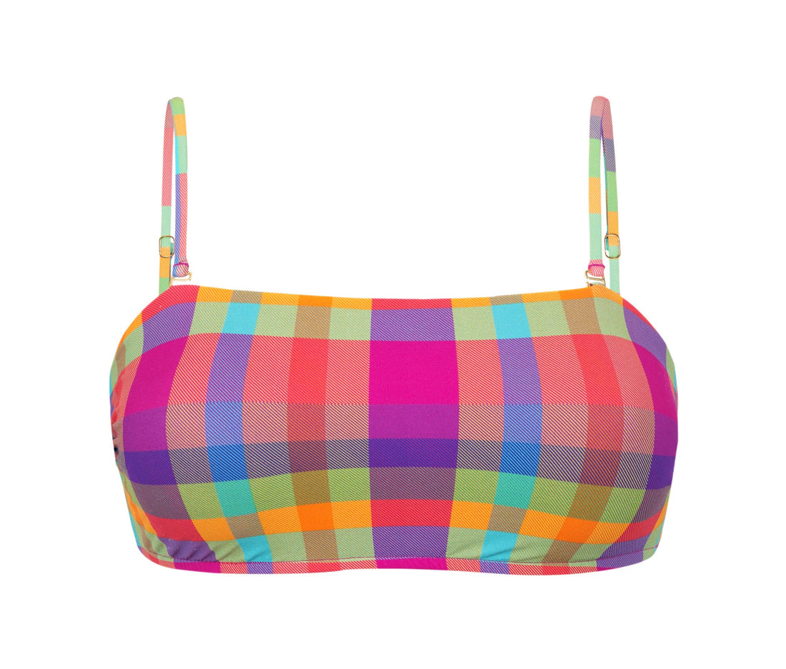 Product Front: Rio De Sol Top Top Tulip-Garden Bandeau-Reto