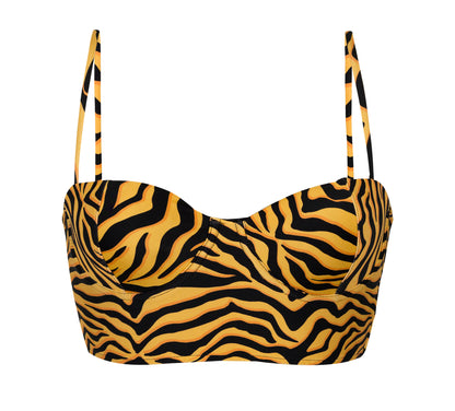 Product Front: Rio De Sol Top Top Wild-Orange Balconet-Anna