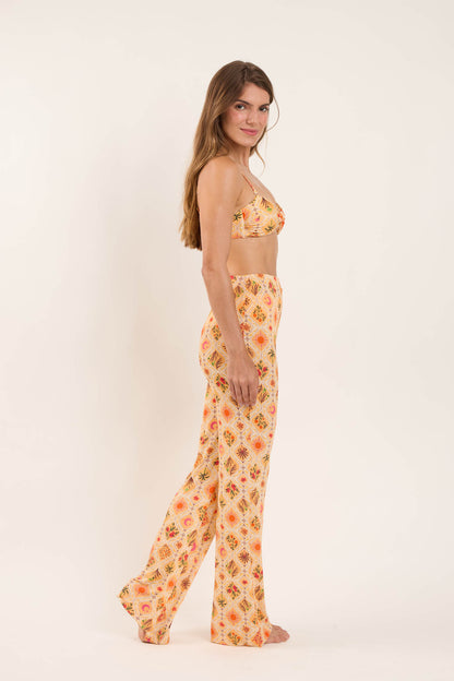 Image 04: Rio De Sol Beach Trousers Mosaico Pants Lana