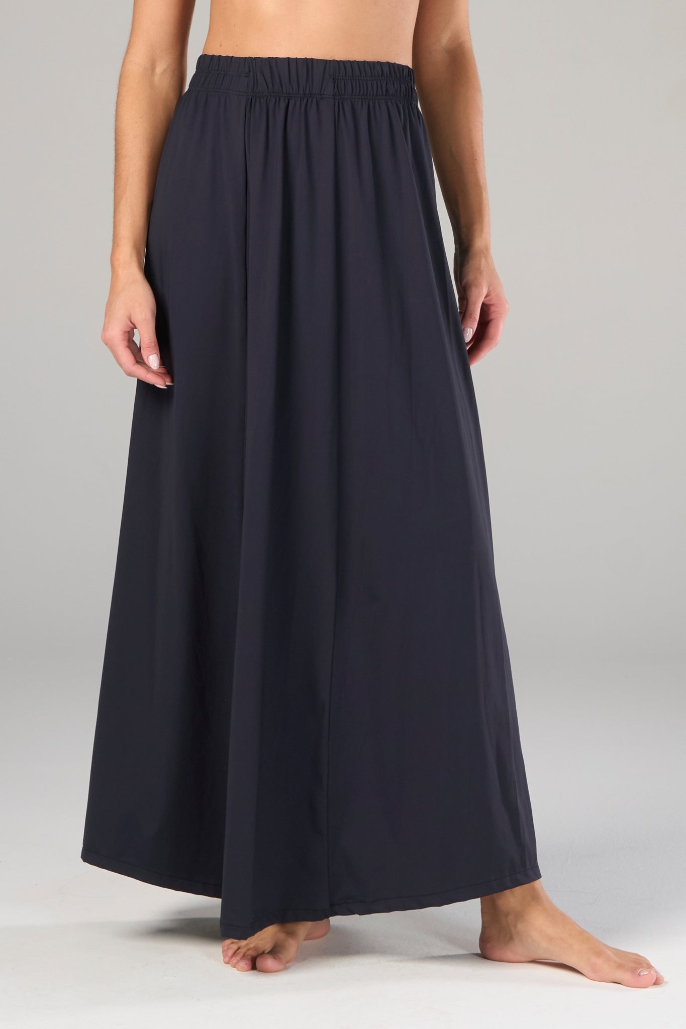 Gallery: Lua Morena Beach Skirt Preto Pareo Skirt Babado