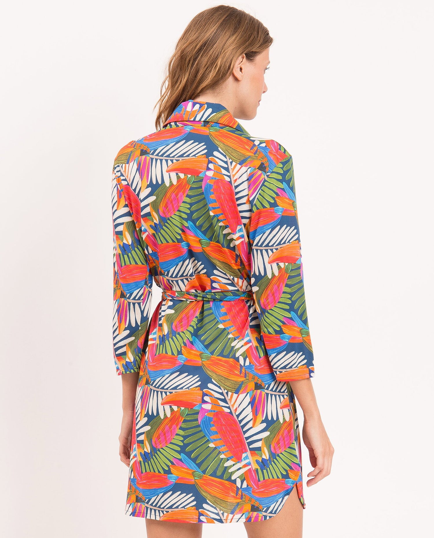 Image 07: Rio De Sol Shirtdress Jungle Chemise