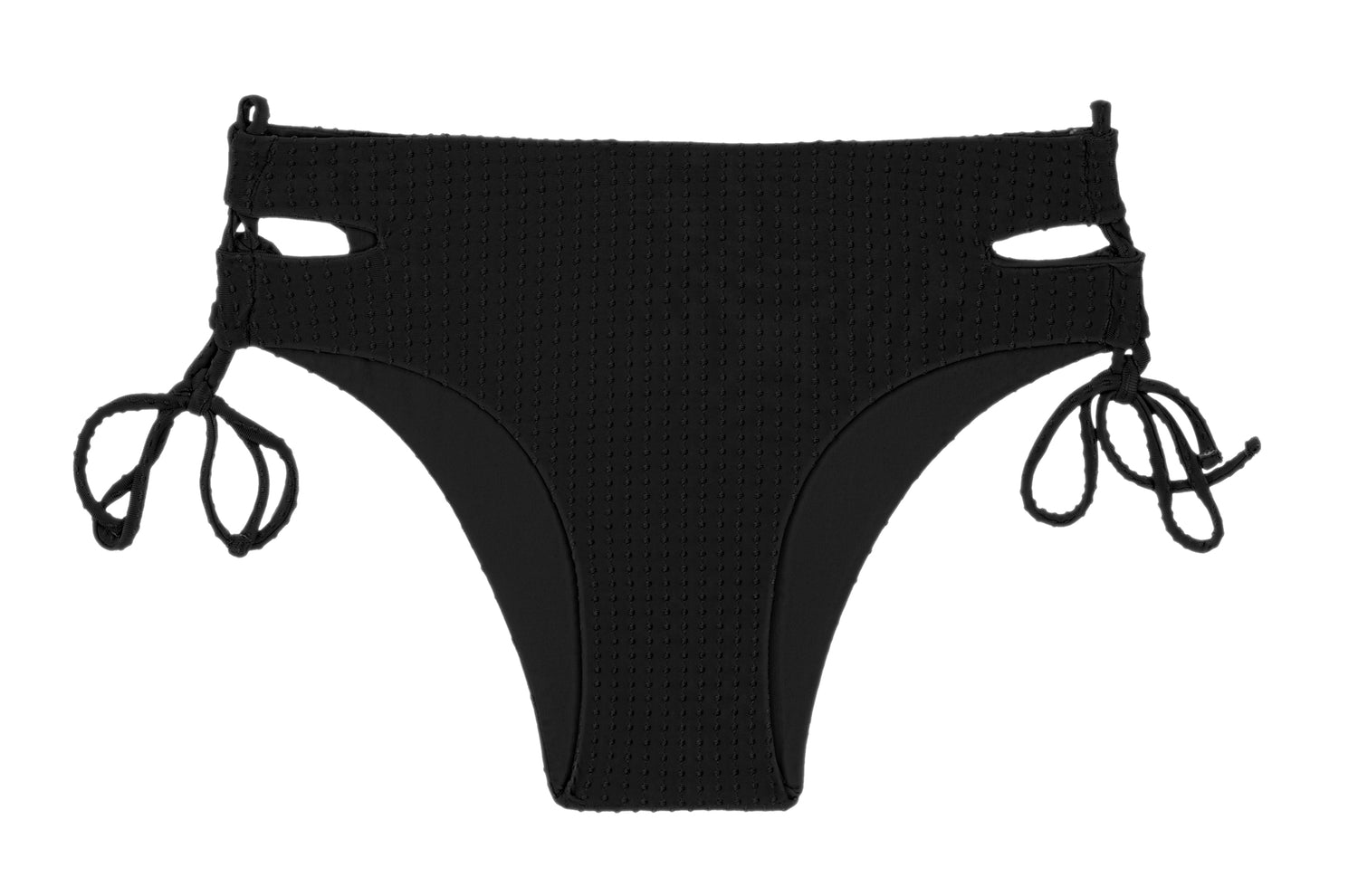 Product Front: Rio De Sol Bottom Bottom Dots-Black Madrid