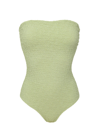 Product Front: Rio De Sol One-Piece Brisa-Pistache Tube-Op