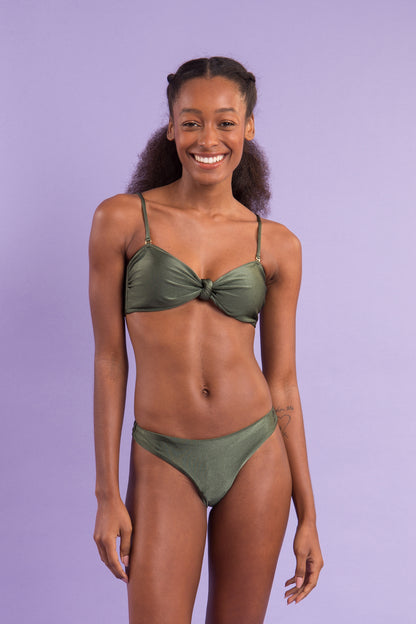 Image 12: Rio De Sol Set Set Croco Bandeau-Joy Nice-Fio