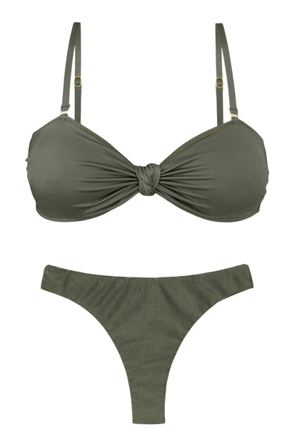 Product Front: Rio De Sol Set Set Croco Bandeau-Joy Nice-Fio