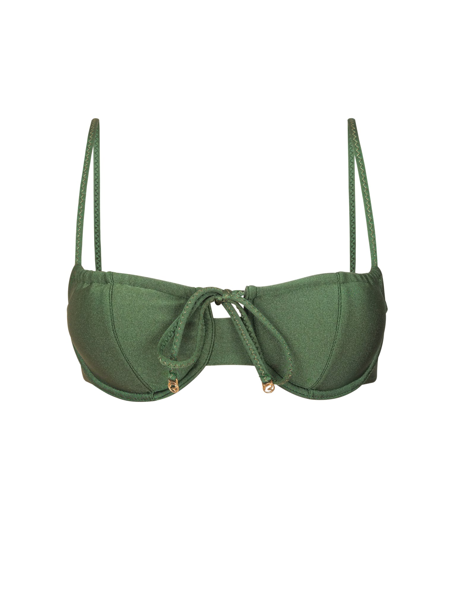 Product Front: Rio De Sol Top Top Shimmer-Croco Balconet-Tie